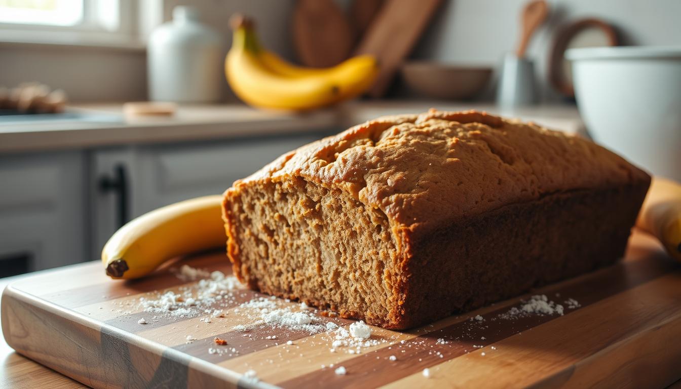 3 ingredient banana bread